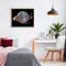 Stupell Industries Purple Disco Ball Planet Floating Frame, design by Decent Exposures